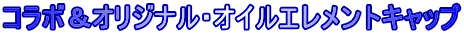 コラボ＆オリジナル・オイルエレメントキャップ