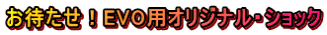 お待たせ!EVO用オリジナル・ショック